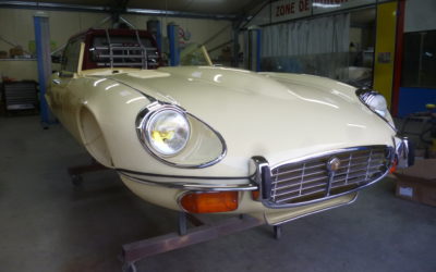 Restauration Jaguar type E V12.